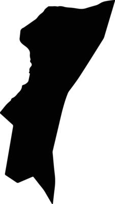 At Tina Sudan silhouette map