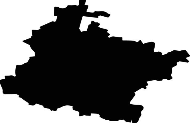 Atkarsky District Russia silhouette map