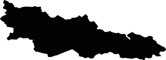 BALLYJAMESDUFF LEA 6 Ireland silhouette map vector