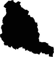 Ban Ta Khun Thailand silhouette map vector