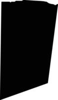 Barceloneta United States silhouette map vector