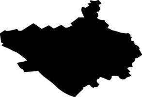 Bashmakovsky District Russia silhouette map vector