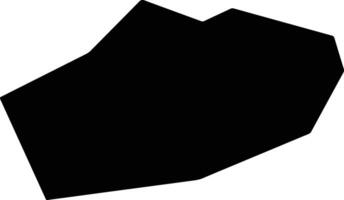 Belovo Bulgaria silhouette map vector