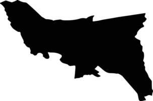 BERCA Romania silhouette map vector