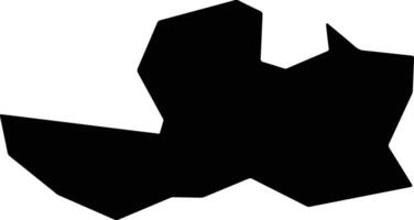 Bianbaxian China silhouette map vector
