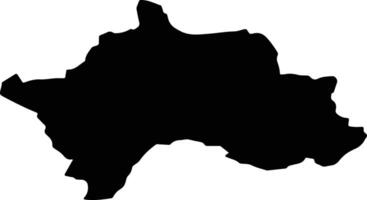 BOGDAN VODA Romania silhouette map vector