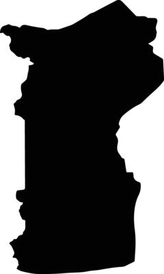 Boon Neua Laos silhouette map