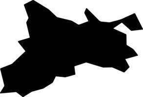 CARLOW LEA 7 Ireland silhouette map vector
