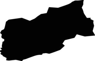 Caxir Mongolia silhouette map vector