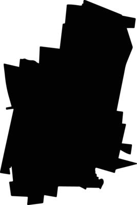 Cedral Mexico silhouette map