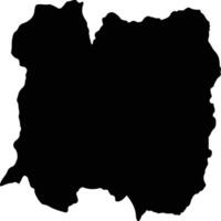 Cerrito Colombia silhouette map vector