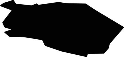 Cesvaine Latvia silhouette map vector