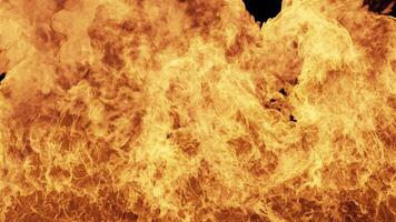 fogo explosão transição, overlay. fogo visual efeito este simular a intenso e caótico natureza do a explosão, incorporando chamas e fumaça. video