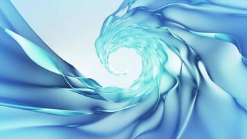 Blue Flow Vortex Spiral Abstract Background video
