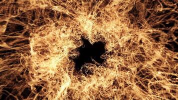 Particle Explosion Flythrough video