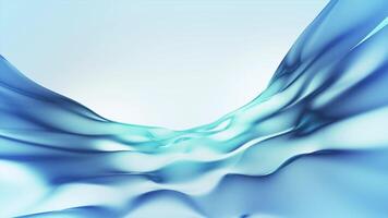 Blue Wavy Background Animation Looped Fluid video