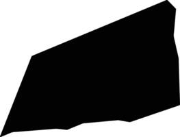 Cocoa Dan Saint Lucia silhouette map vector
