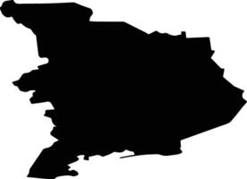 Codes pag Latvia silhouette map vector