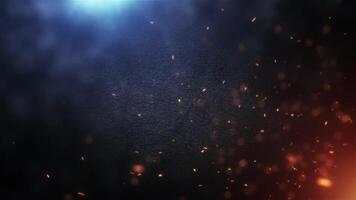 Cinematic Background Animation With Particles Loop video