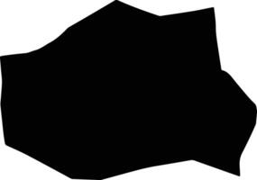 Cogt Cecii Mongolia silhouette map vector