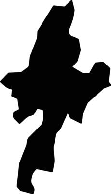 Colomba Guatemala silhouette map