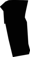 Comuna 5 Argentina silhouette map vector