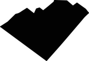Comuna 8 Argentina silhouette map vector