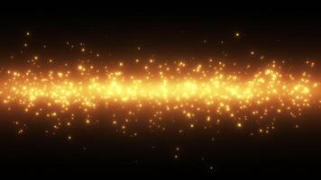 Golden Particle Background Flow Sparks Embers Loop video