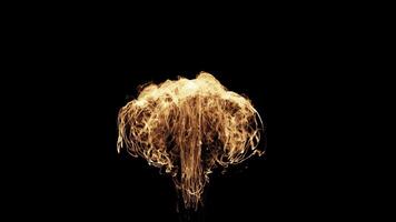 Golden Luxury Particle Wave Explosion video