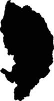 Cotabambas Peru silhouette map vector
