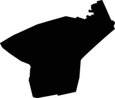Cranendonck Netherlands silhouette map vector