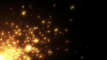 Sparks Embers Background Flow Embers Loop Looped video