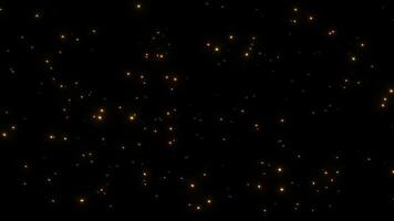 Golden Particle Background Sparks Loop video