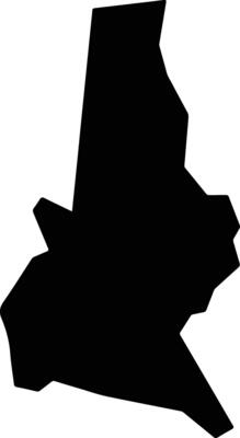 Cruzeiro do Oeste Brazil silhouette map