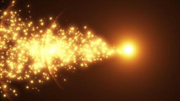 Golden Particle Background Flow Sparks Embers Transition video