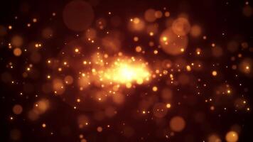 Hot Bokeh Defocused Particles Background Loop video