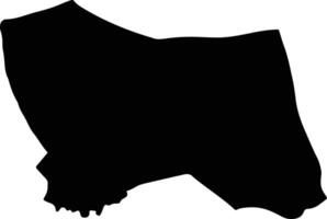 Dashti Iran silhouette map vector
