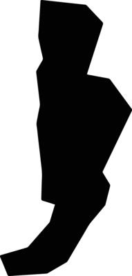 Datas Brazil silhouette map