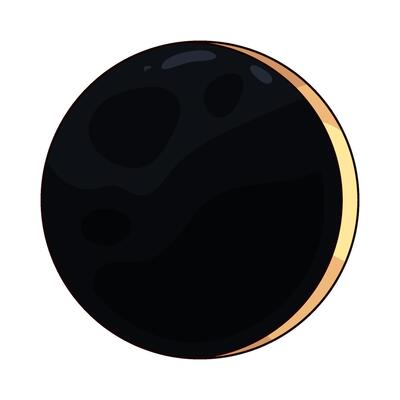 illustration of solar eclipse