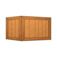 logístico caja caja ilustración vector