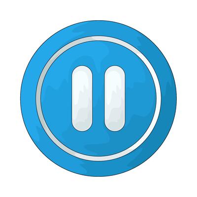 Webinar pause button illustration