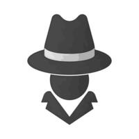 illustration of a hacker vector