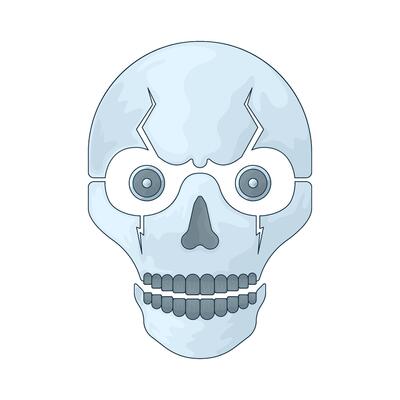 Hacker robot illustration