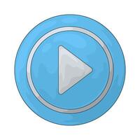 Webinar play button vector