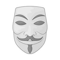 Hacker anonymous mask vector