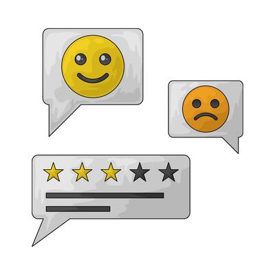 illustration of a customer feedback