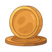 golden coin illustration vector