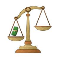 scales that are not balanced vector