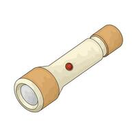 Travel flashlight illustration vector
