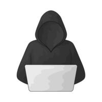 that person works as a hacker vector